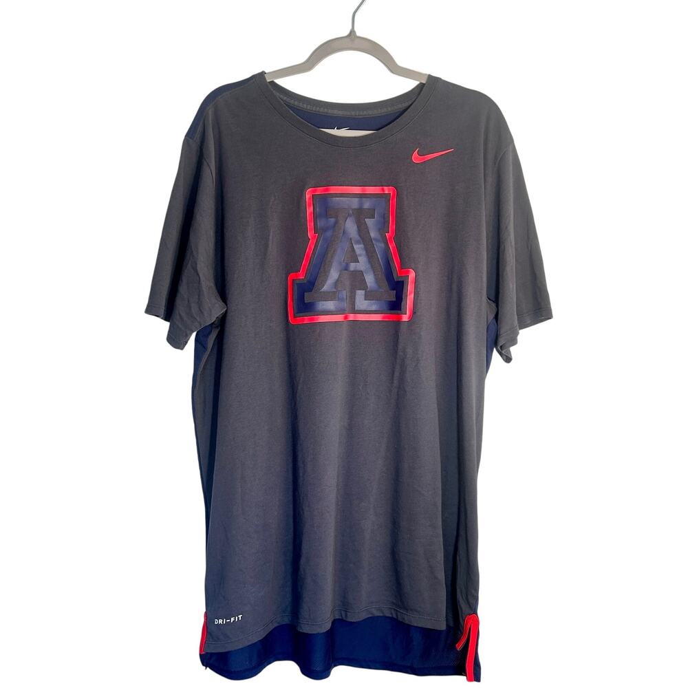 Arizona Wildcats Shirt Mens XL Blue The Nike Tee Color Pop Performance NCAA